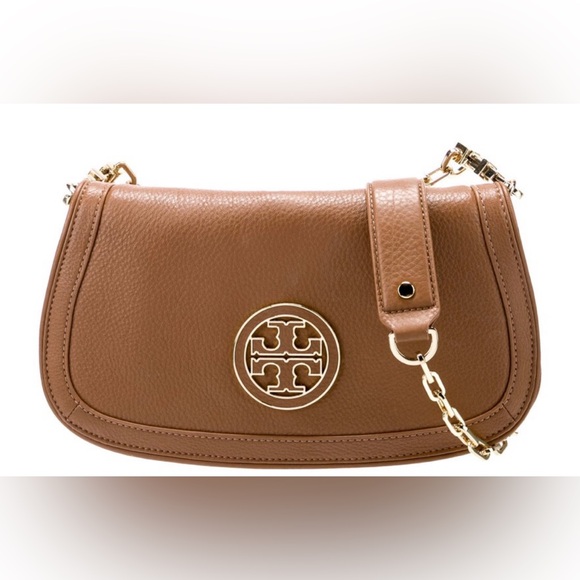 Authentic Tory Burch caramel bag. - Picture 1 of 6